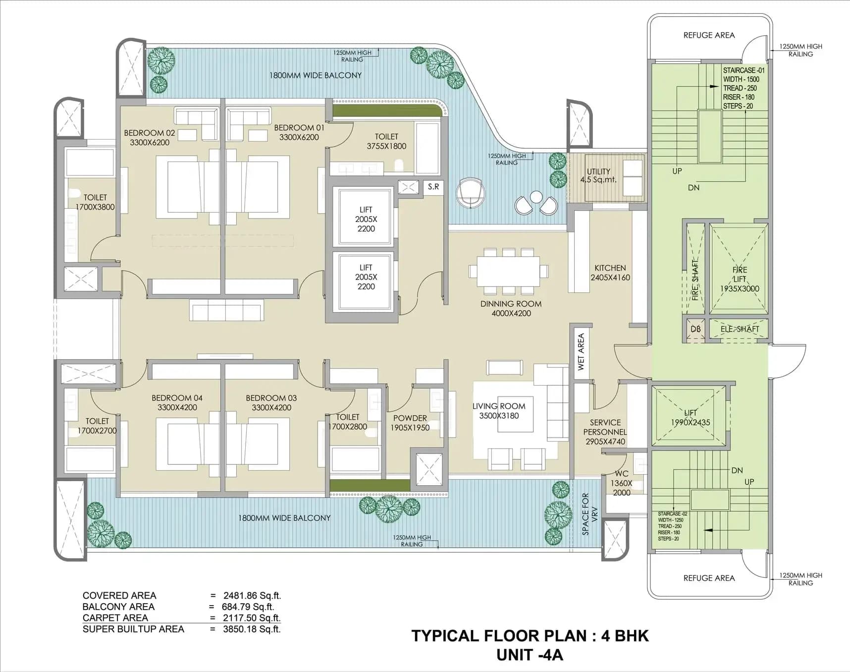 4BHK
