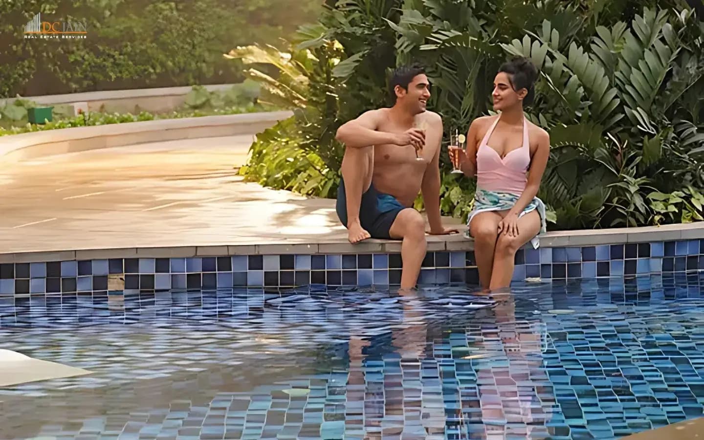 DLF Privana South Swimming Pool Area