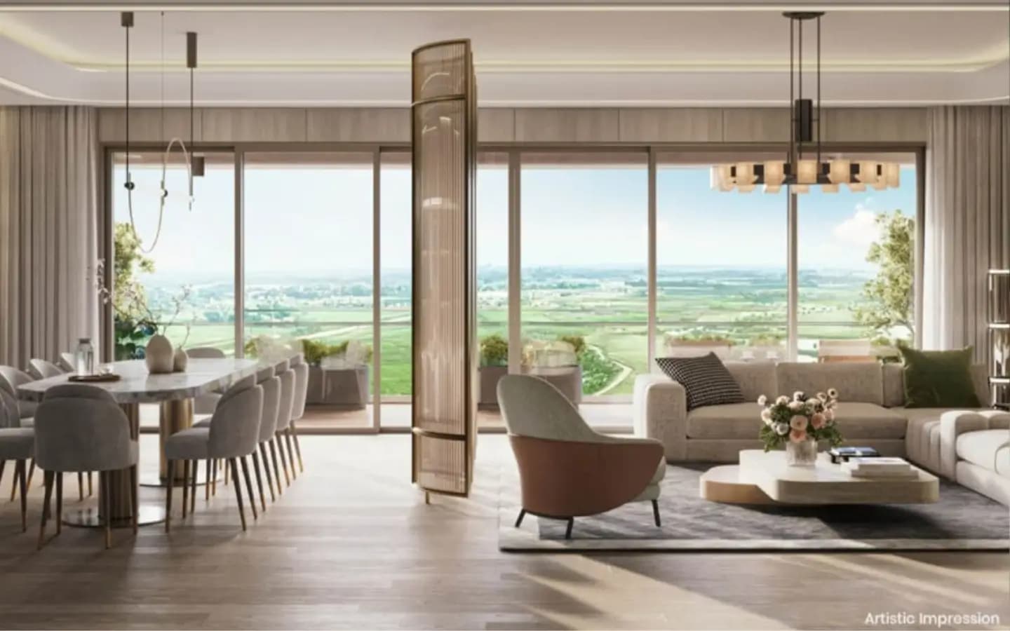 Eldeco Fairway Reserve living room