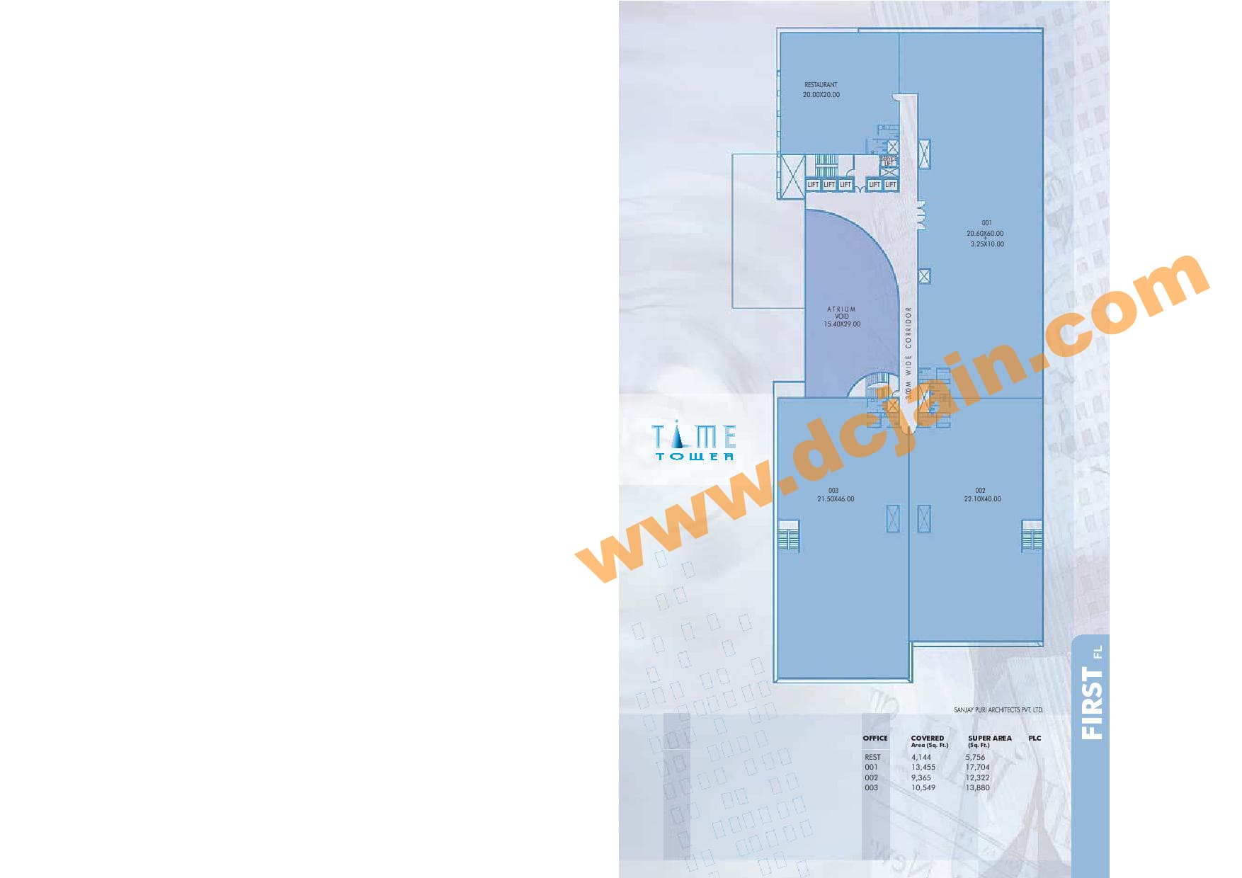 1st Floor Map