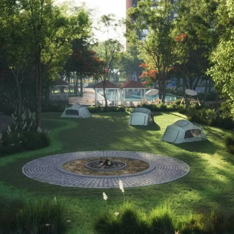 Sobha aranya camping garden