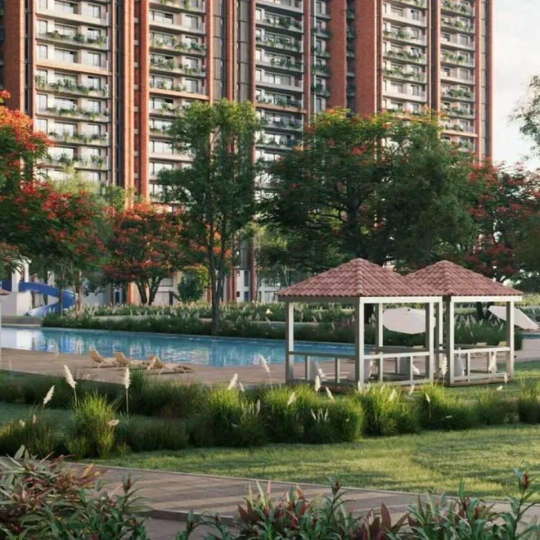 Sobha aranya swimming pool