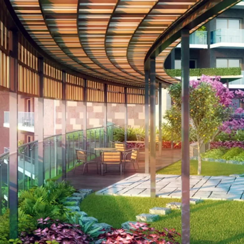 krisumi waterfall Residences Terrace Garden