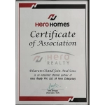 Certification of Association-Hero Homes