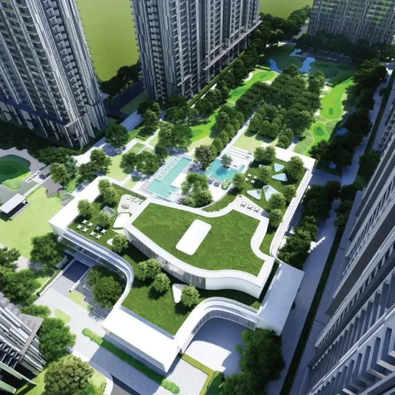 M3M Golf Hills Gurgaon Open Area