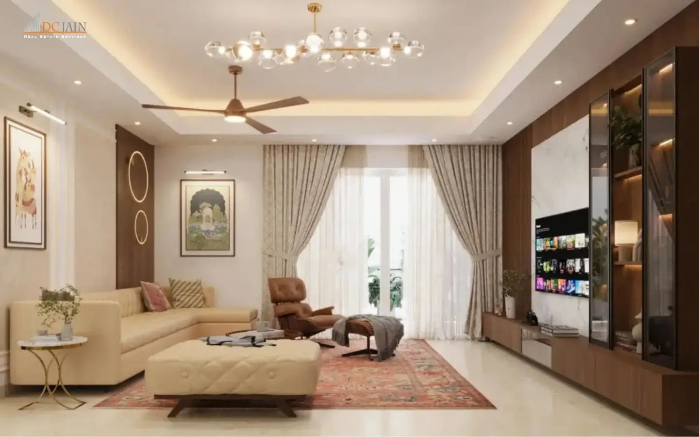 The Palatial by Hero Homes living room