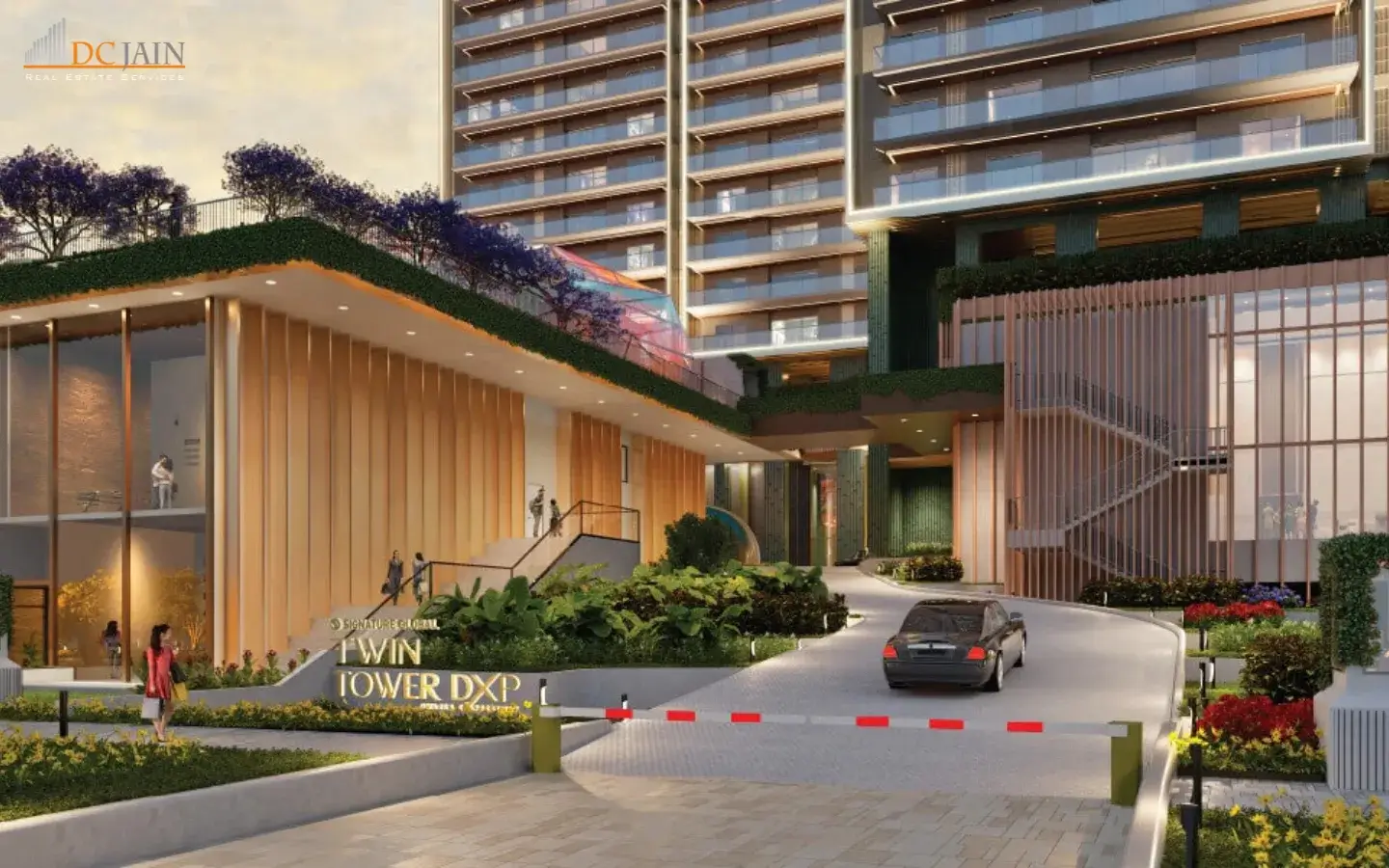 Signature Global Twin Tower DXP Entrance Lobby