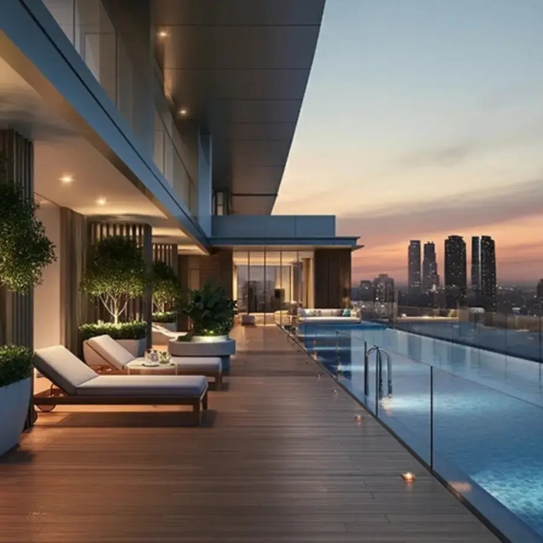 Signature Global Cloverdale SPR Lounge Deck