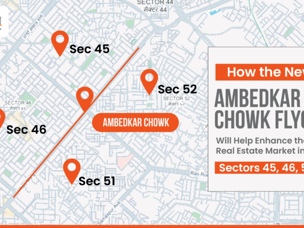 Construction plan of Ambedkar Chowk Flyover connecting Sector 45, 46, 51, and 52