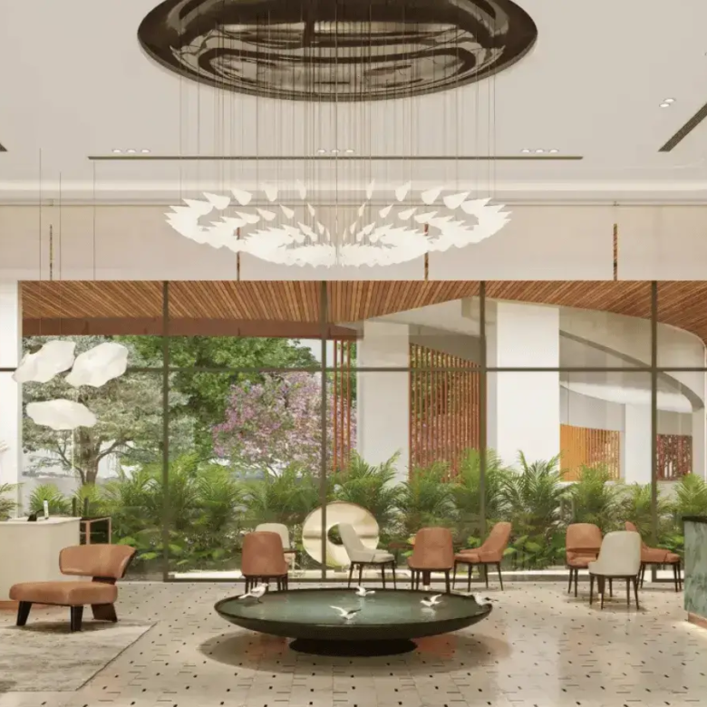 The dualis Sector-46 Grand entrance lobby