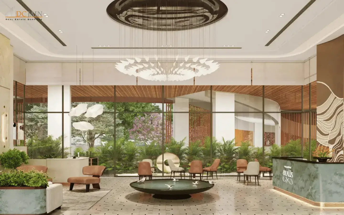 The dualis Sector-46 Grand entrance lobby